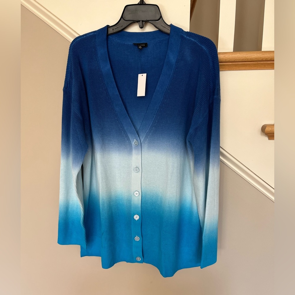 Talbots Dize XL blue cardigan